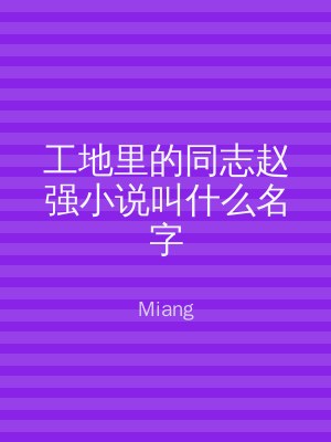 工地里的同志赵强小说叫什么名字