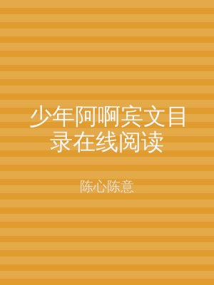 少年阿啊宾文目录在线阅读