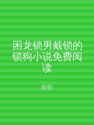 困龙锁男戴锁的锁狗小说免费阅读