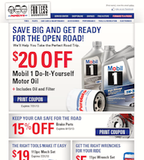 Pep Boys emails