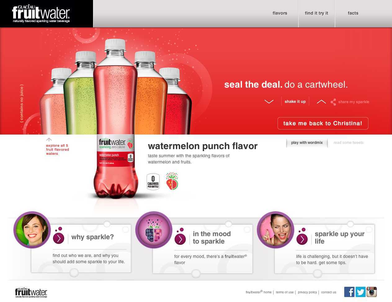 Fruitwater home page